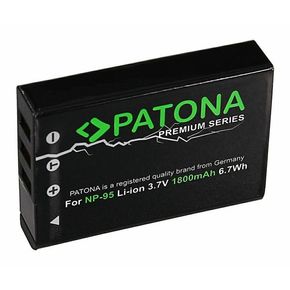 Patona NP-95 Premium 1800mAh 3.7V 6.7Wh baterija za Fujifilm Fuji X-100S