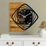 Ukrasni drveni zidni sat, Wooden Clock 4