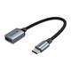 USB-C 2.0 muški na USB-A ženski OTG kabel Vention CCWHB 0,15 m, sivi