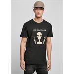 Black T-shirt I Come In Peace crna, siva i597_171440_c20007