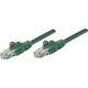 Intellinet 343763 RJ45 mrežni kabel, Patch kabel cat 6 U/UTP 10.00 m zelena 1 St.