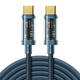 USB-C na USB-C kabel Joyroom S-CC100A12 100W 1,2m (plavi)