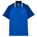 Muški teniski polo Lacoste x Daniil Medvedev Ultra-Dry Tennis Polo - blue/navy blue