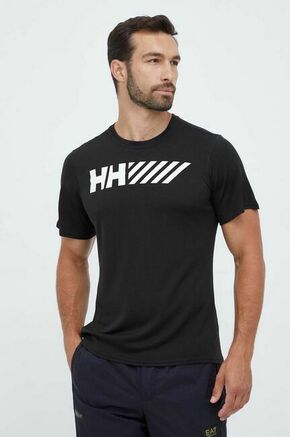 Sportska majica kratkih rukava Helly Hansen Lifa Tech boja: crna