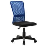 Uredska stolica crno-plava 44 x 52 x 100 cm od mrežaste tkanine