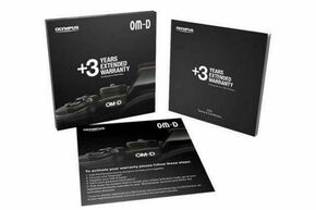 Olympus 3 Years Extended Warranty Card (OM-D Line-Up) as English version for Croatia