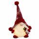 Christmas bauble White Red Plastic Fabric 18 x 12 x 30 cm