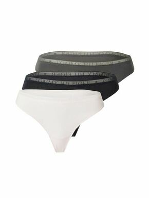 Tommy Hilfiger Underwear Tanga gaćice bazalt siva / pastelno roza / crna / bijela
