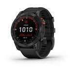 Garmin Fenix 7 HR pametni sat, sivi/srebrni/tamno sivi