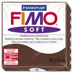 Masa za modeliranje 57g Fimo Soft Staedtler 8020-75 boja čokolade