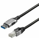 Transmedia Ethernet Cable Cat6 F UTP USB A 3.0 to RJ45, 1m TRN-C540-1L TRN-C540-1L
