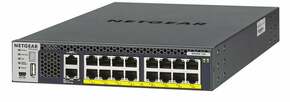 NETGEAR M4300-16X Upravljano L3 10G Ethernet (100/1000/10000) Podrška za napajanje putem Etherneta (PoE) 1U Crno