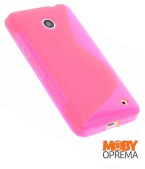 Nokia/Microsoft Lumia 635 roza silikonska maska