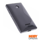 Nokia/Microsoft Lumia 435 crna silikonska maska