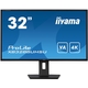 Iiyama ProLite XB3288UHSU-B5 monitor, VA, 31.5"/32", 16:9, 3840x2160, 60Hz, pivot, HDMI, Display port, USB