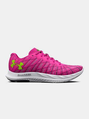 Under Armour Women's UA Charged Breeze 2 Running Shoes Rebel Pink/Black/Lime Surge 37