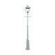 NORLYS 491W | London-NO Norlys podna svjetiljka 191cm s podešavanjem visine 1x E27 IP54 bijelo, prozirno