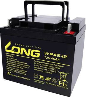 Long WP45-12 WP45-12 olovni akumulator 12 V 45 Ah olovno-koprenasti (Š x V x D) 199 x 171 x 166 mm M6 vijčani priključak vds certifikat