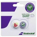 Vibrastop Babolat Wimbledon Dampener 2P - strawberry/wimbledon logo