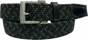 Alberto Gürtel Multicolor Braided Belt Black/Grey 100