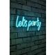Ukrasna plastična LED rasvjeta, Lets Party - Blue
