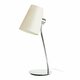 FARO 29997 | Lupe-FA Faro stolna svjetiljka 53cm 1x E27 svjetli krom, poniklano, bež