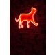 Ukrasna plastična LED rasvjeta, Kitty the Cat - Red