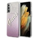 Guess GUHCS21MPCUGLSPI Samsung Galaxy S21+ Plus pink hardcase Glitter Gradient Script