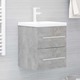 Ormarić za umivaonik siva boja betona 41x38 5x48 cm od iverice