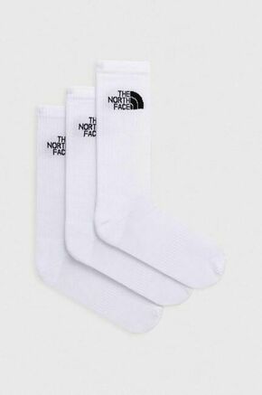 Set od 3 para muških visokih čarapa The North Face NF0A882HFN41 Tnf White