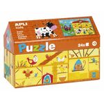 APLI Puzzle Little House Farm 24U 17354