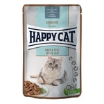 Happy Cat Sensitive Skin &amp; Coat mokra hrana 24 x 85 g
