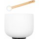 Sela 8" Crystal Singing Bowl Frosted 432 Hz G incl. 1 Wood Mallet