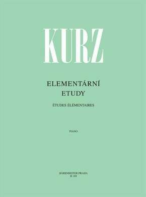 Vilém Kurz Elementární etudy - 78 progresivně seřazených etud pro 1. a 2. stupeň klavírní hry Nota