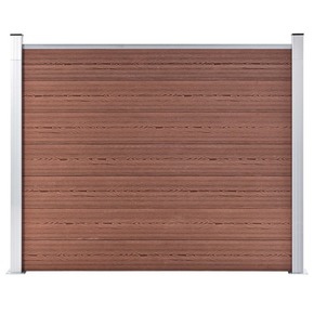 VidaXL Panel za ogradu WPC 180 x 146 cm smeđi