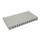 NFO Patch Panel 1U 19" - 12x SC Simplex/LC Duplex, Closed, 1 tray NFO-PAN-60005