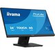 Iiyama ProLite T2454MSC-B3 monitor, IPS, 23.8"/24", 16:9, 1920x1080, 75Hz, HDMI, Display port, VGA (D-Sub), USB, Touchscreen
