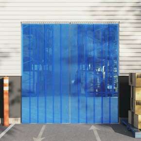 VidaXL Zavjesa za vrata plava 300 mm x 2