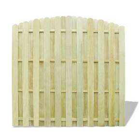 Panel za ogradu od impregnirane borovine 180 x (165 - 180) cm