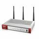 Bežični ruter Zyxel USG20W-VPN-EU0101F (Gigabit Ethernet, dvo-pojasni, 2.4 GHz / 5 GHz, 4G sivi, crveni)