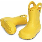 Crocs Kids' Handle It Rain Boot Yellow 22-23