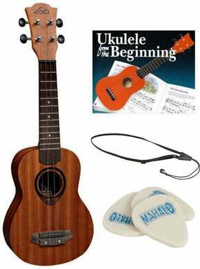 LAG TKUS SET Soprano ukulele Natural Satin