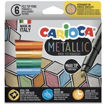 Metallic MaxiTip set flomastera 6kom - Carioca