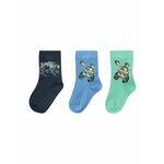 Lindex Čarape svijetloplava / tamno plava / svijetlozelena / narančasta