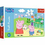 Peppa Pig: Zabava sa prijateljima puzzle 60kom - Trefl
