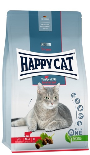 Happy Cat Indoor Voralpen Rind - Govedina 4 kg