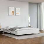 vidaXL Okvir za krevet bijela 180x200 cm od umjetne kože
