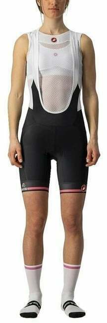 Castelli Giro Velocissima Bibshort Nero/Rosa Giro M Biciklističke hlače i kratke hlače