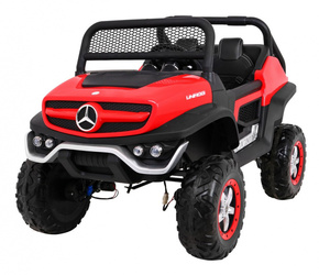Licencirani auto na akumultor Mercedes BENZ UNIMOG - crveni