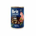 Brit Premium by Nature svinjetina s dušnikom, konzerva 400 g